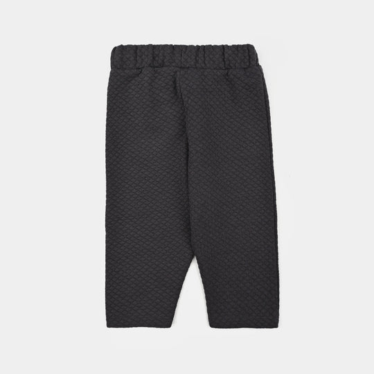 Infant Boys Quilted Suit Character-GREY