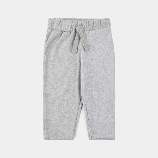 Infant Boys 2x1 Rib Suit LIL DUDE-GREY
