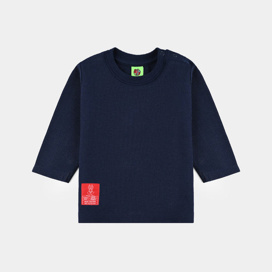 Infant Boys Thermal Suit-Navy Blue
