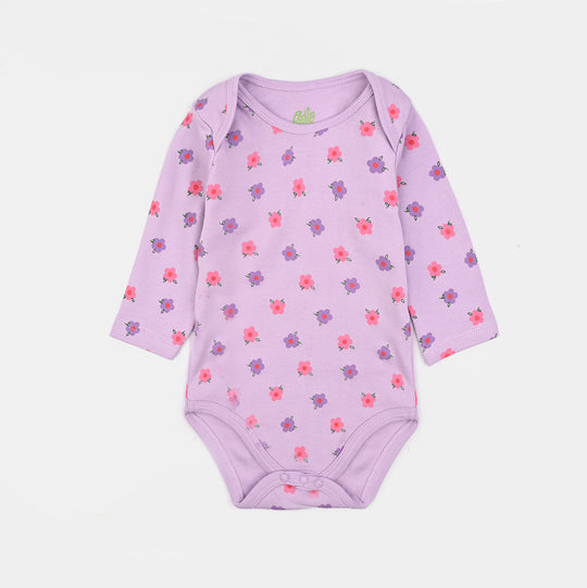 Infant Girls Cotton Interlock F/S Romper FLORA