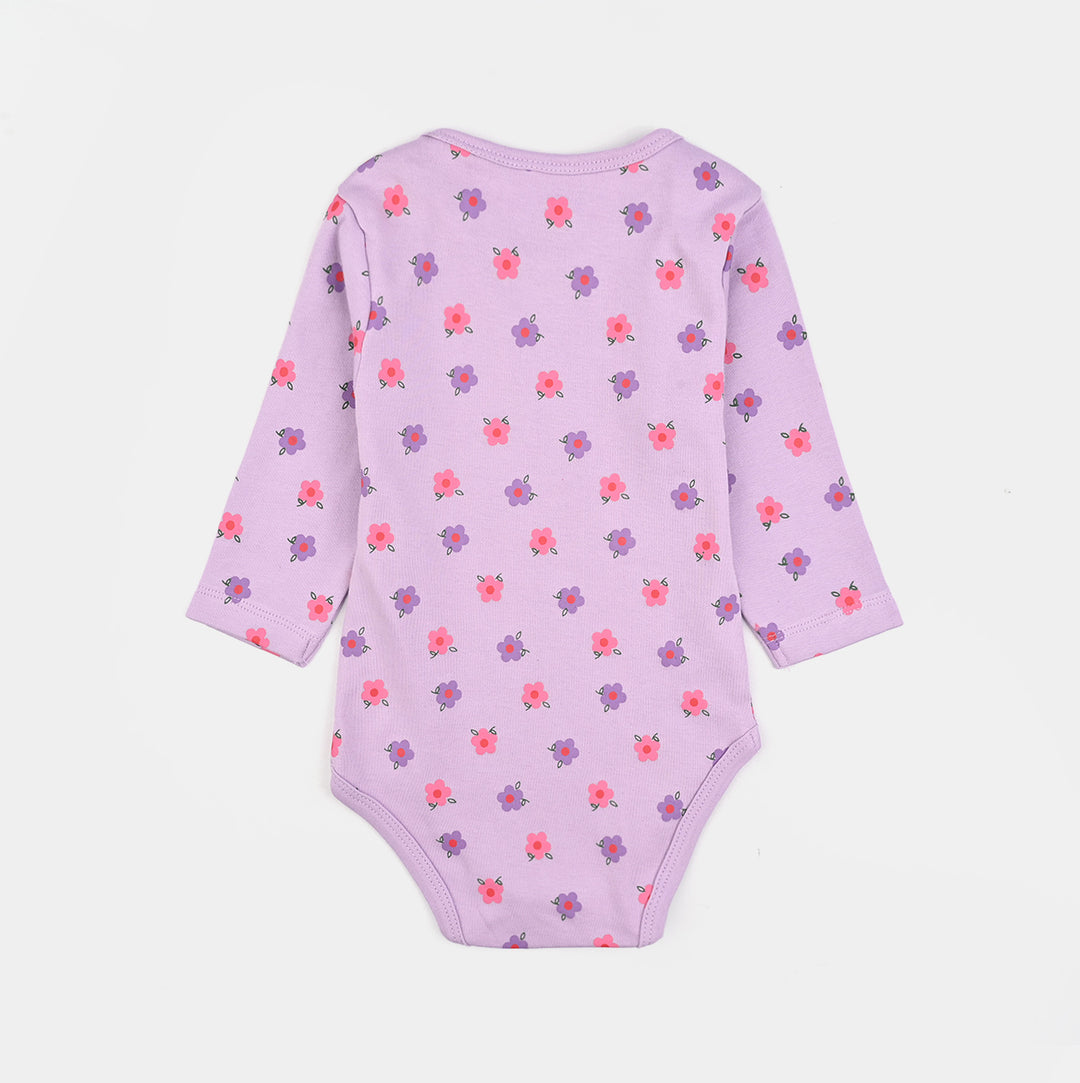 Infant Girls Cotton Interlock F/S Romper FLORA
