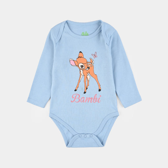 Infant Girls Cotton Interlock F/S Romper BAMBI