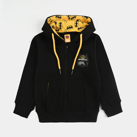 Boys Fleece Jacket Character-BLACK