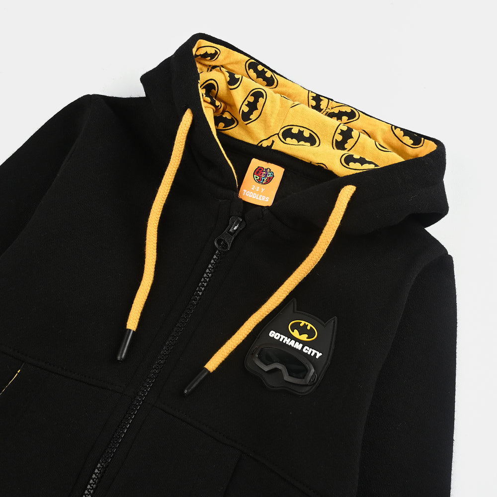 Boys Fleece Jacket Character-BLACK