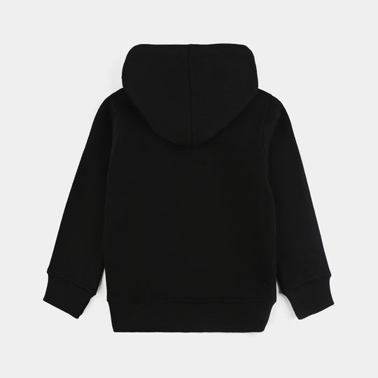 Boys Fleece Jacket Character-BLACK