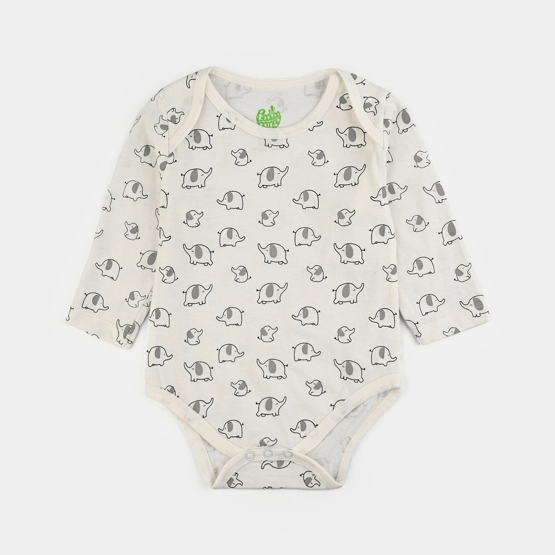 Infant Boys Cotton Jersey 3 Piece Set F/S Romper MINI ANIMALS