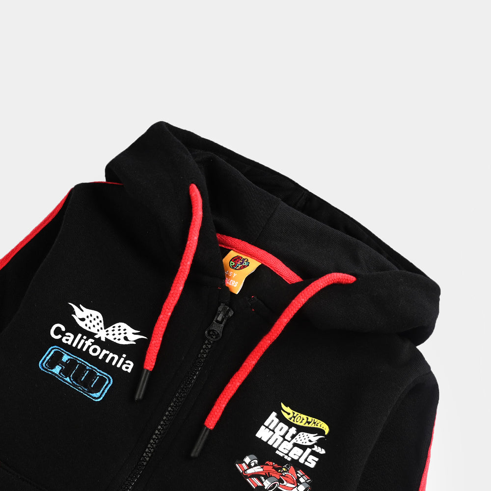 Boys Fleece Jacket HOT WHEELS-BLACK