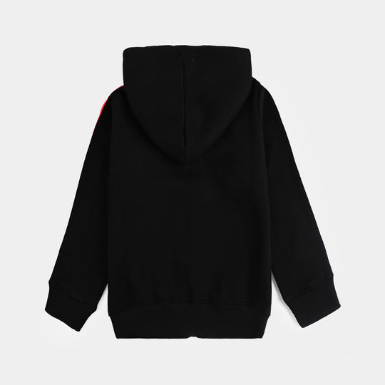 Boys Fleece Jacket HOT WHEELS-BLACK