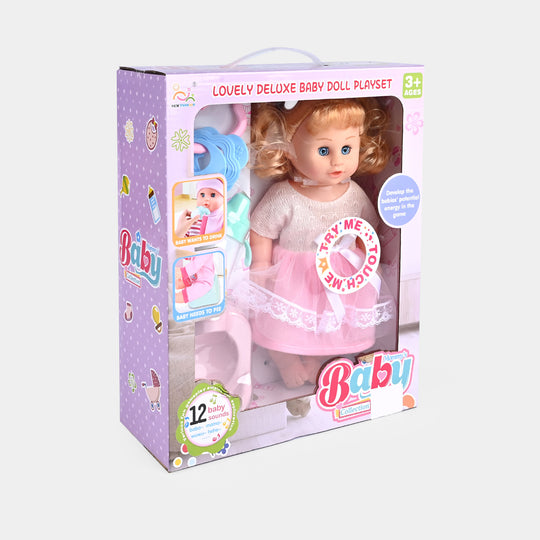 Adorable Baby Doll Playset with Accessories