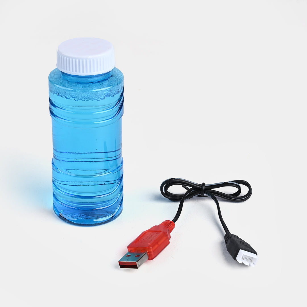 Electric Bubble Blaster With Light For Kids