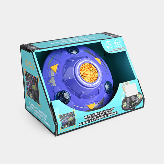 UFO Bubble Machine With Lights & Rotation