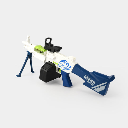 M249 Automatic Soft Dart Manual Blaster With EVA Target