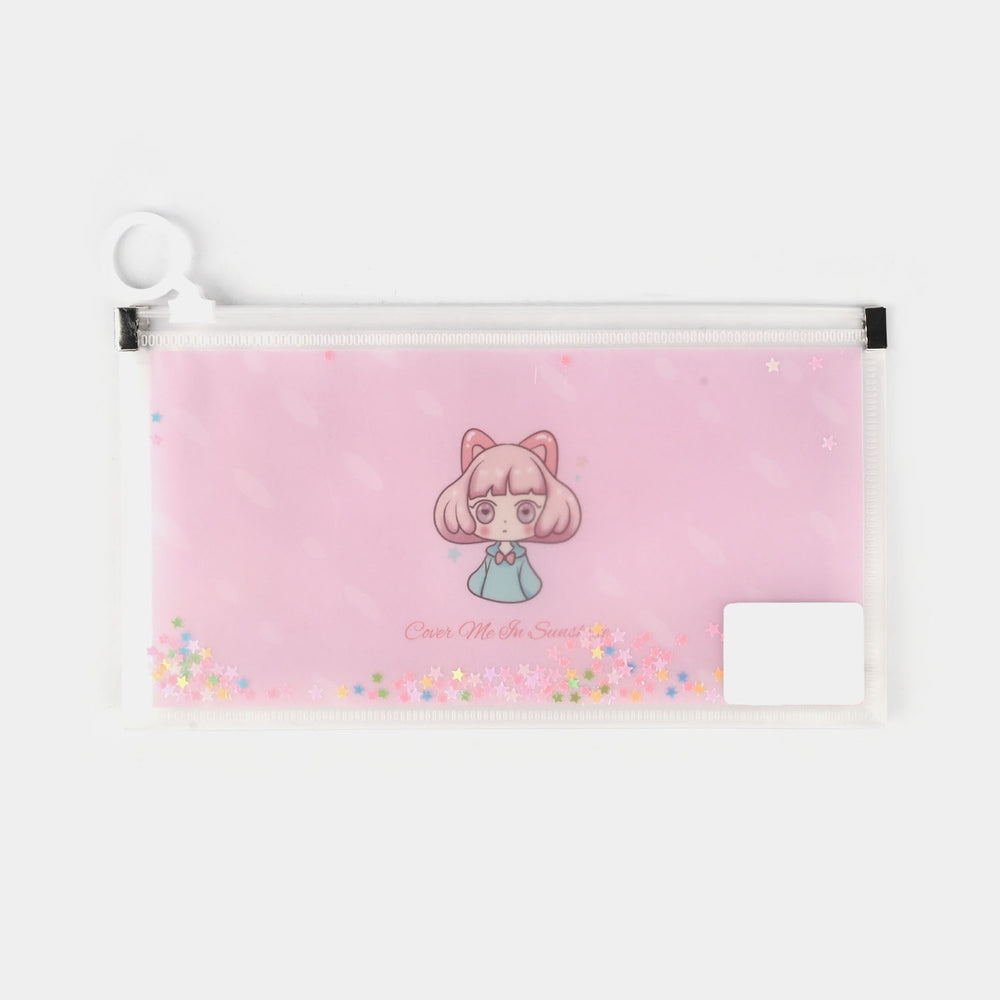 Transparent Stationery/Essentials Pouch for Kids | Large