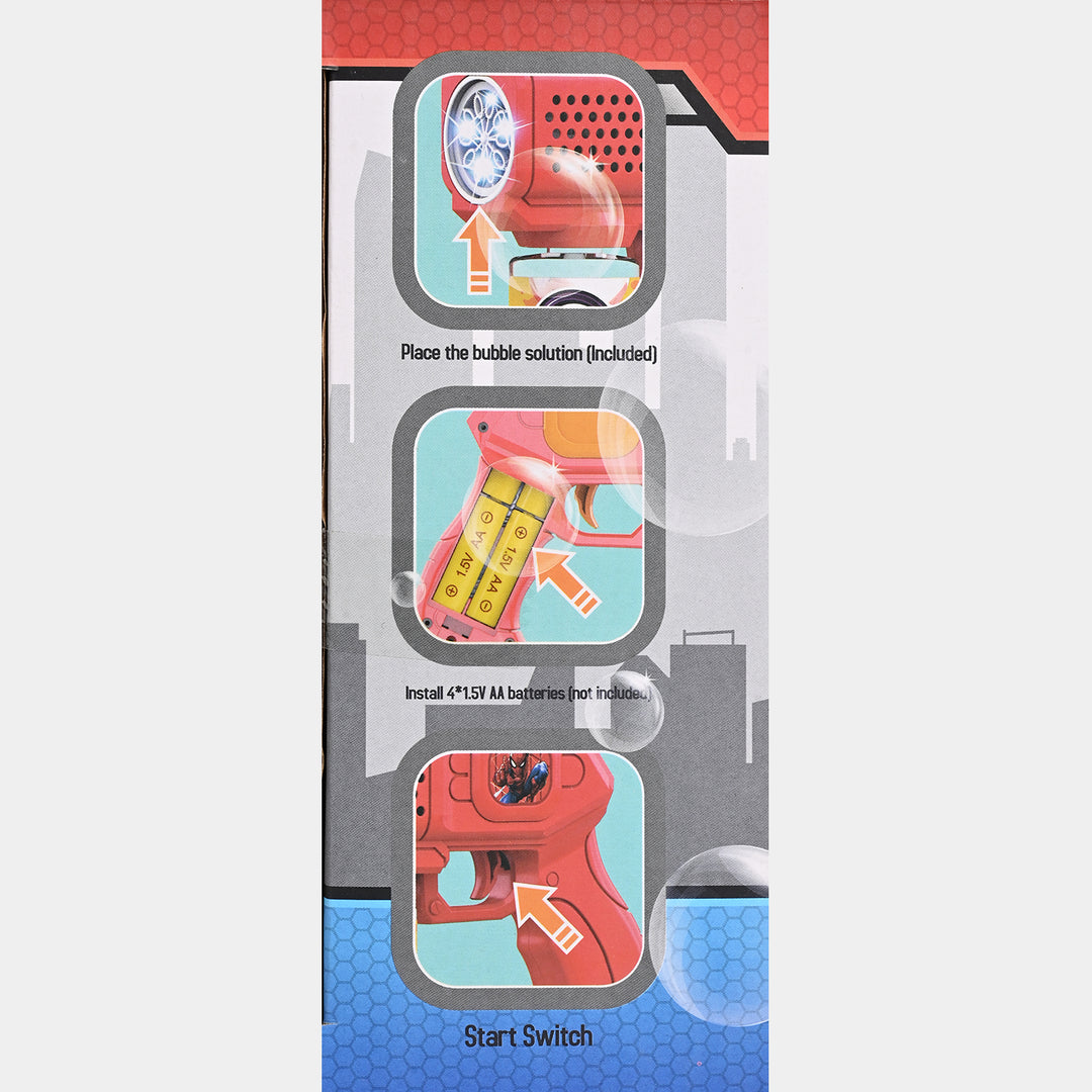 Electric Bubble Blaster With Light For Kids