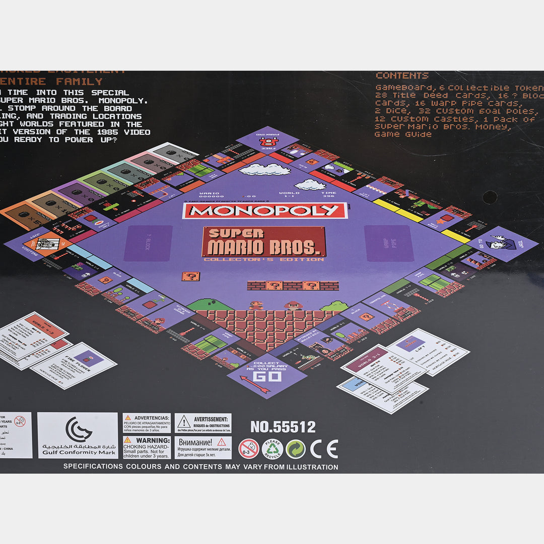Monopoly Game junior Super Character Bros