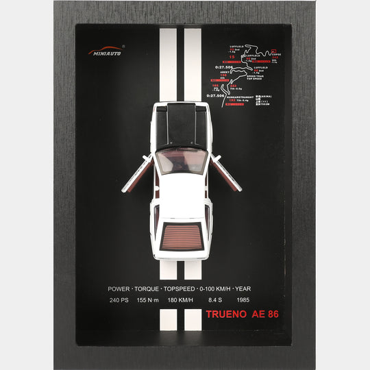 3D Framed Die Cast Model Car