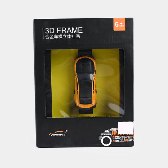 3D Framed Die Cast Model Car