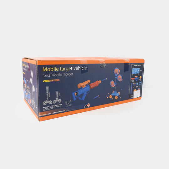 Mobile Target Vehicle – Moving Shooting Target Toy With Blaster