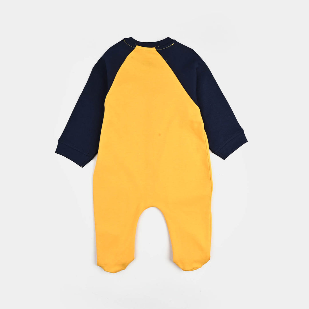 Infant Boys Cotton Interlock Romper BLUEY-York yellow