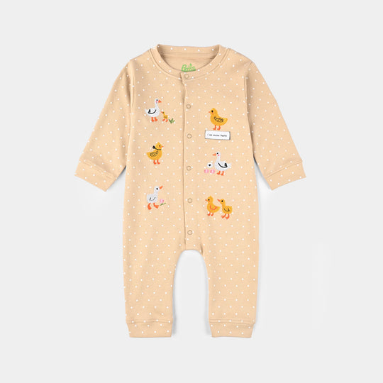 Infant Boys Cotton Interlock Romper LITTLE DUCKLING