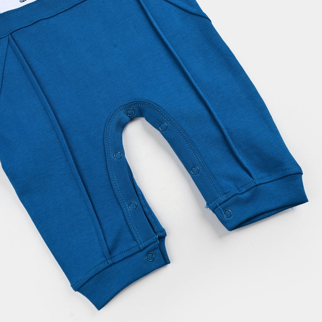 Infant Boys Cotton Interlock Romper MINI MILES
