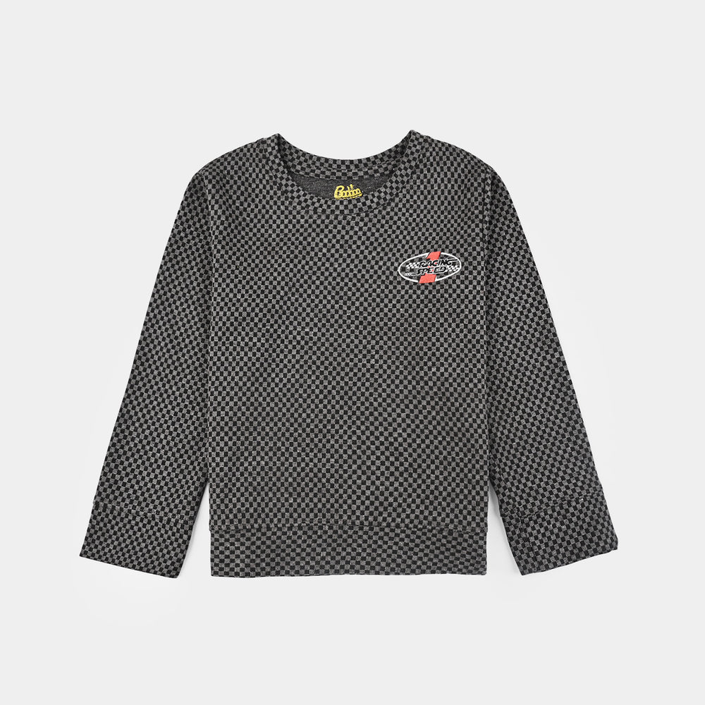 Boys Jacquard 2 Piece RACING SPEED-GREY
