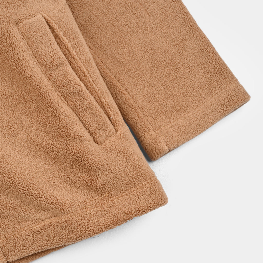 Boys Fleece Jacket BREAK THROUGH LIMITATION-BROWN