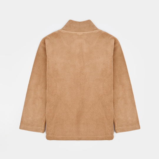 Boys Fleece Jacket BREAK THROUGH LIMITATION-BROWN