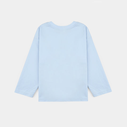 Boys Poly Cotton Jersey Night Wear-BLUE