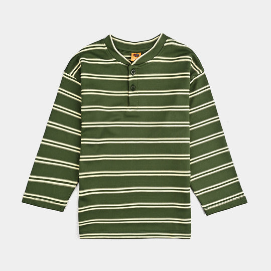 Boys Jersey/Terry T-Shirt F/S SK8-GREEN