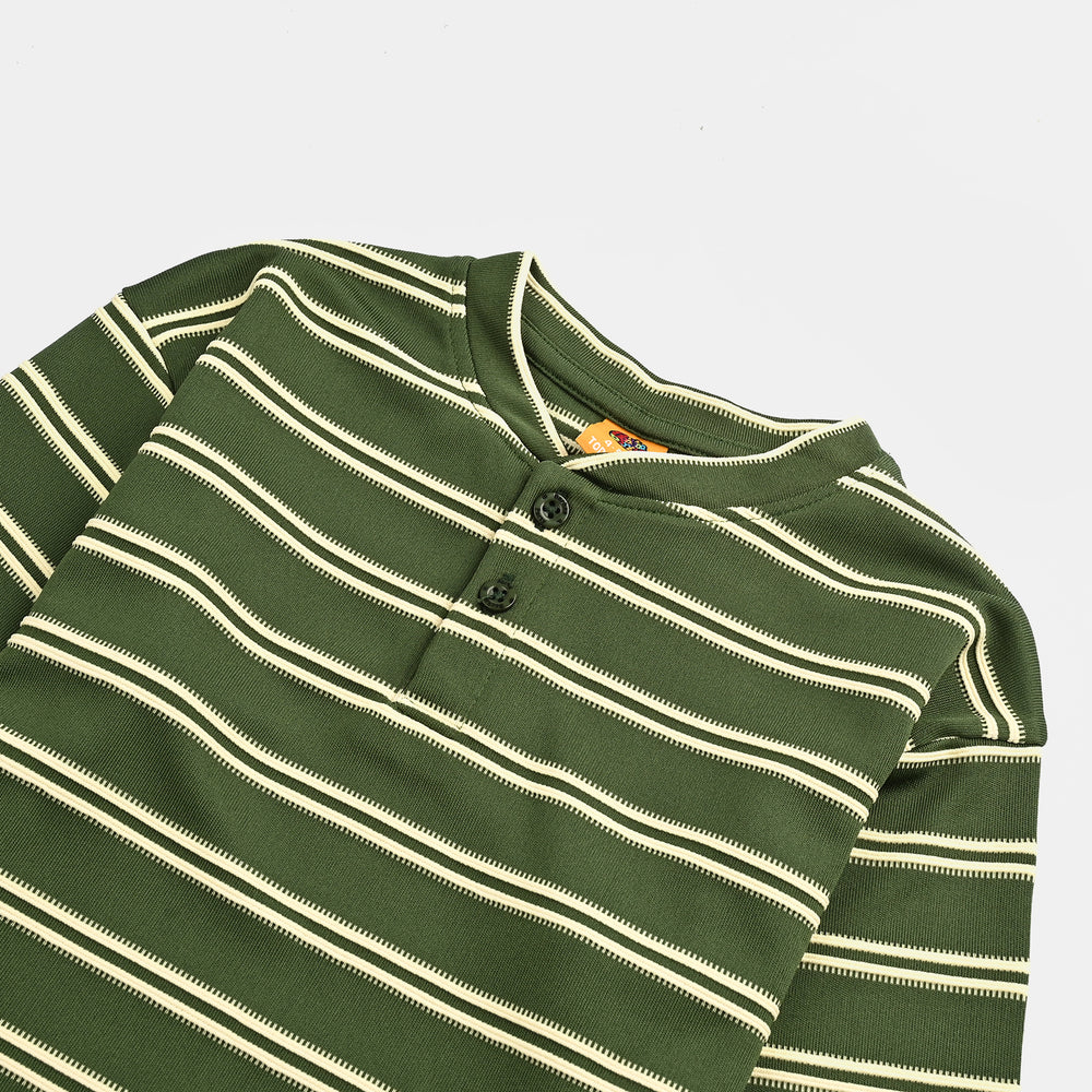 Boys Jersey/Terry T-Shirt F/S SK8-GREEN