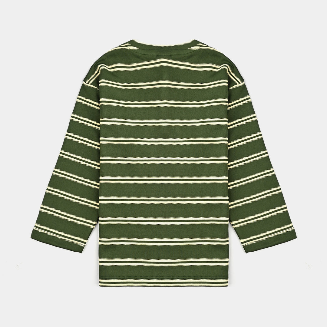 Boys Jersey/Terry T-Shirt F/S SK8-GREEN