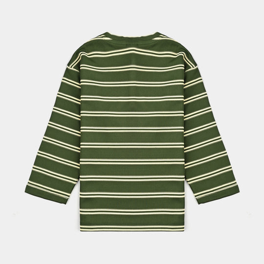 Boys Jersey/Terry T-Shirt F/S SK8-GREEN