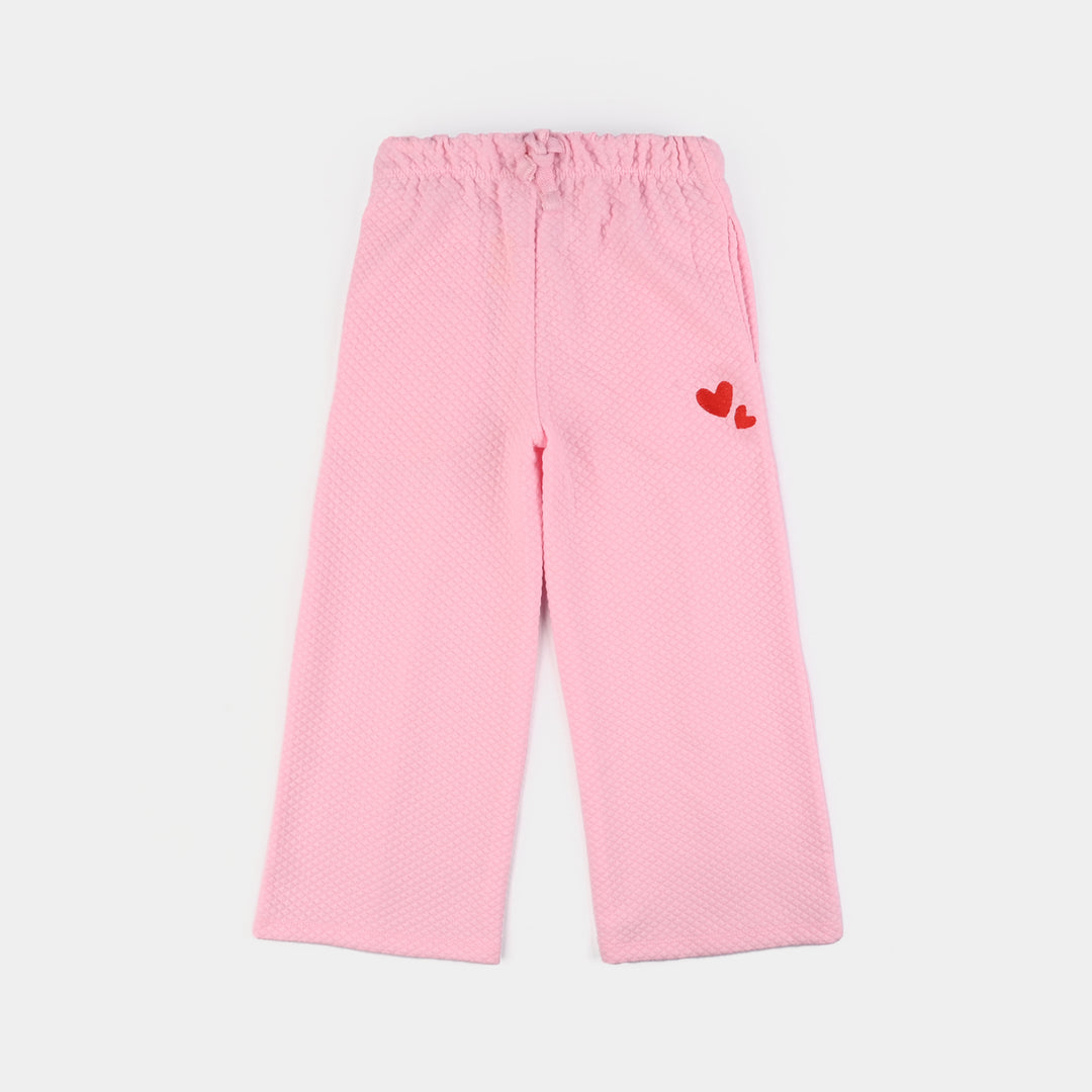 Girls Quilted 2 Piece HEARTS-Pink