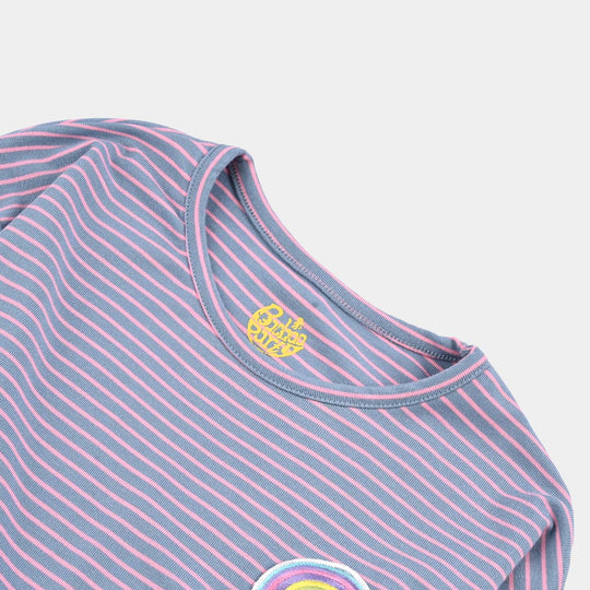 Girls Jersey/Terry T-Shirt F/S OKIE DOKIE
