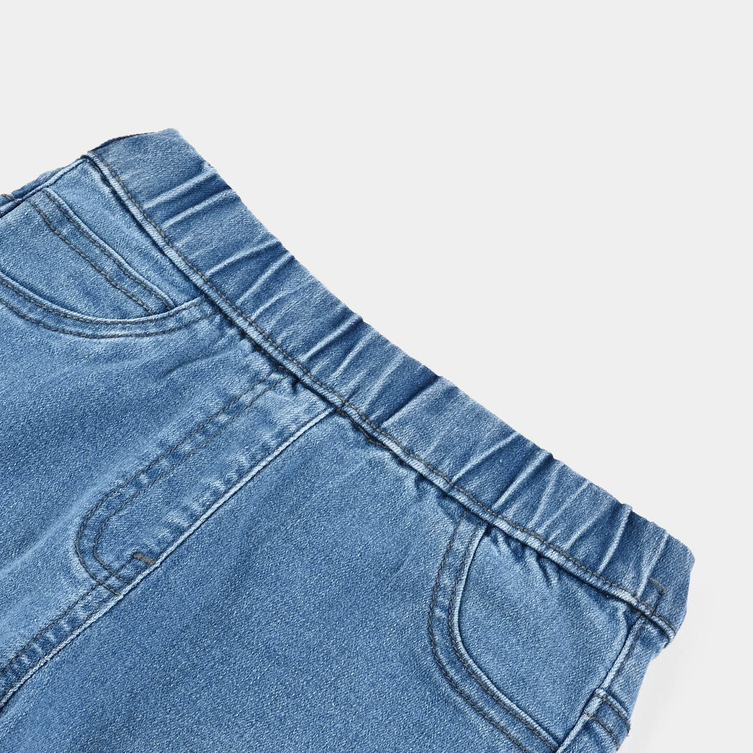 Girls Denim Stretch Jeggings Basic - LIGHT BLUE