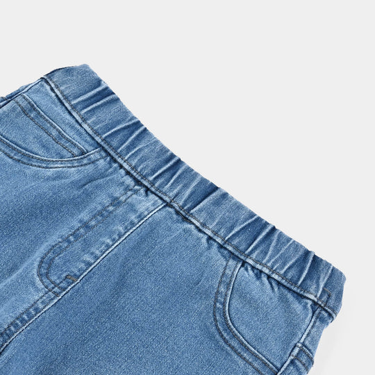 Girls Denim Stretch Jeggings Basic - LIGHT BLUE