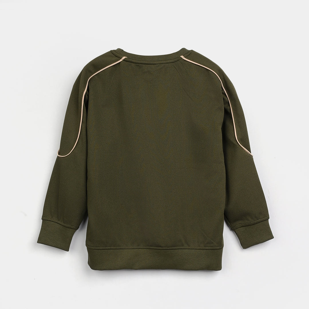 Boys Jacquard 2 Piece (GOAL AREA) - Dark Green