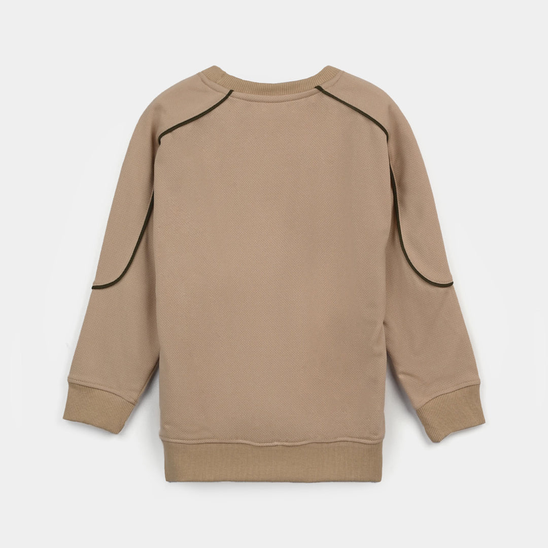 Boys Jacquard 2 Piece GOAL AREA 2-CAMEL