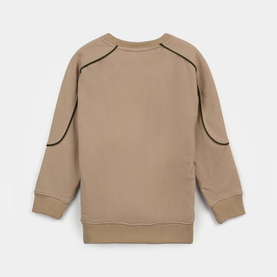 Boys Jacquard 2 Piece GOAL AREA 2-CAMEL