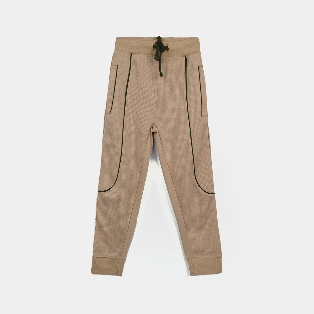 Boys Jacquard 2 Piece GOAL AREA 2-CAMEL