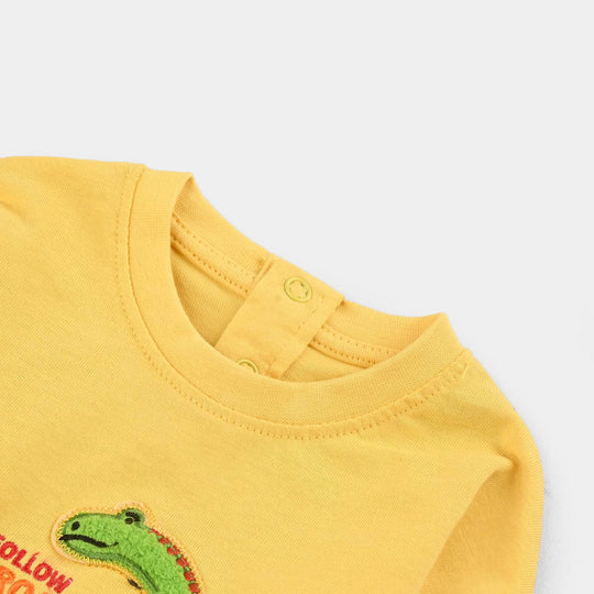 Infant Boys Jersey/Terry T-Shirt DINOSAUR