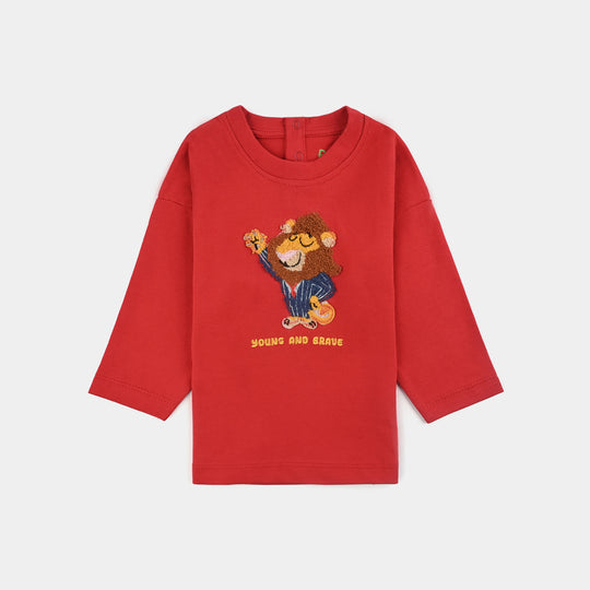 Infant Boys Jersey/Terry T-Shirt BEST FRIENDS FOREVER