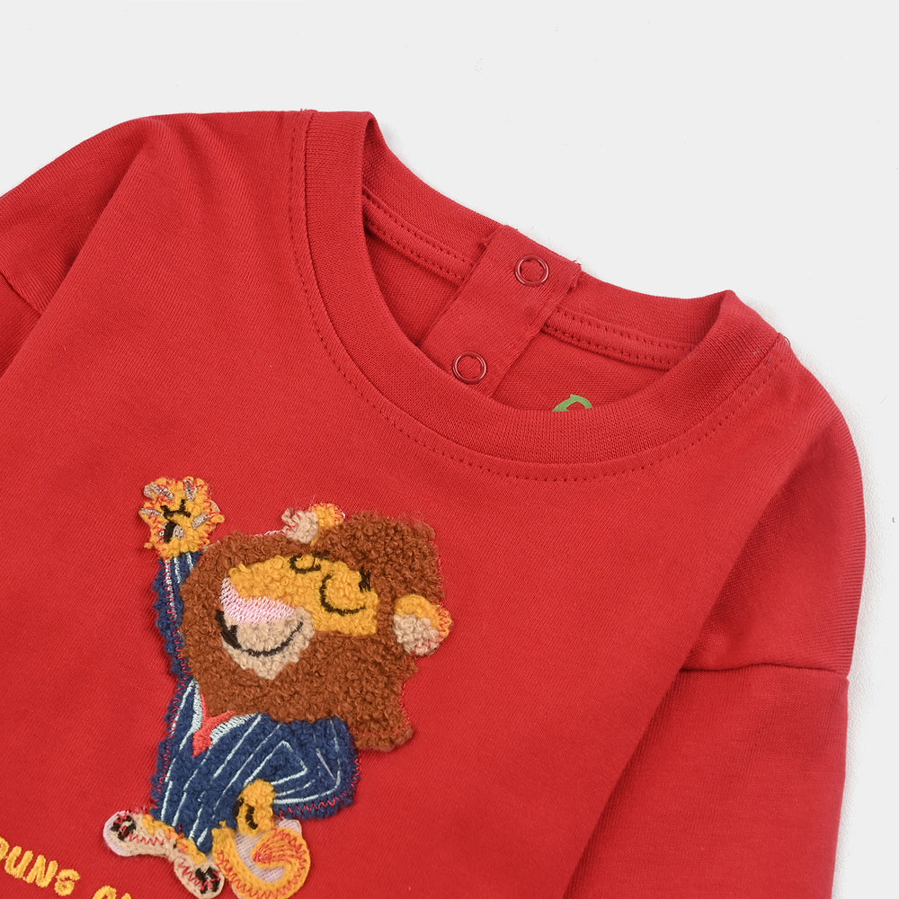 Infant Boys Jersey/Terry T-Shirt BEST FRIENDS FOREVER