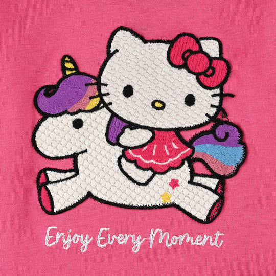Infant Girls Jersey/Terry T-Shirt F/S ENJOY EVERY MOMENT-Pink