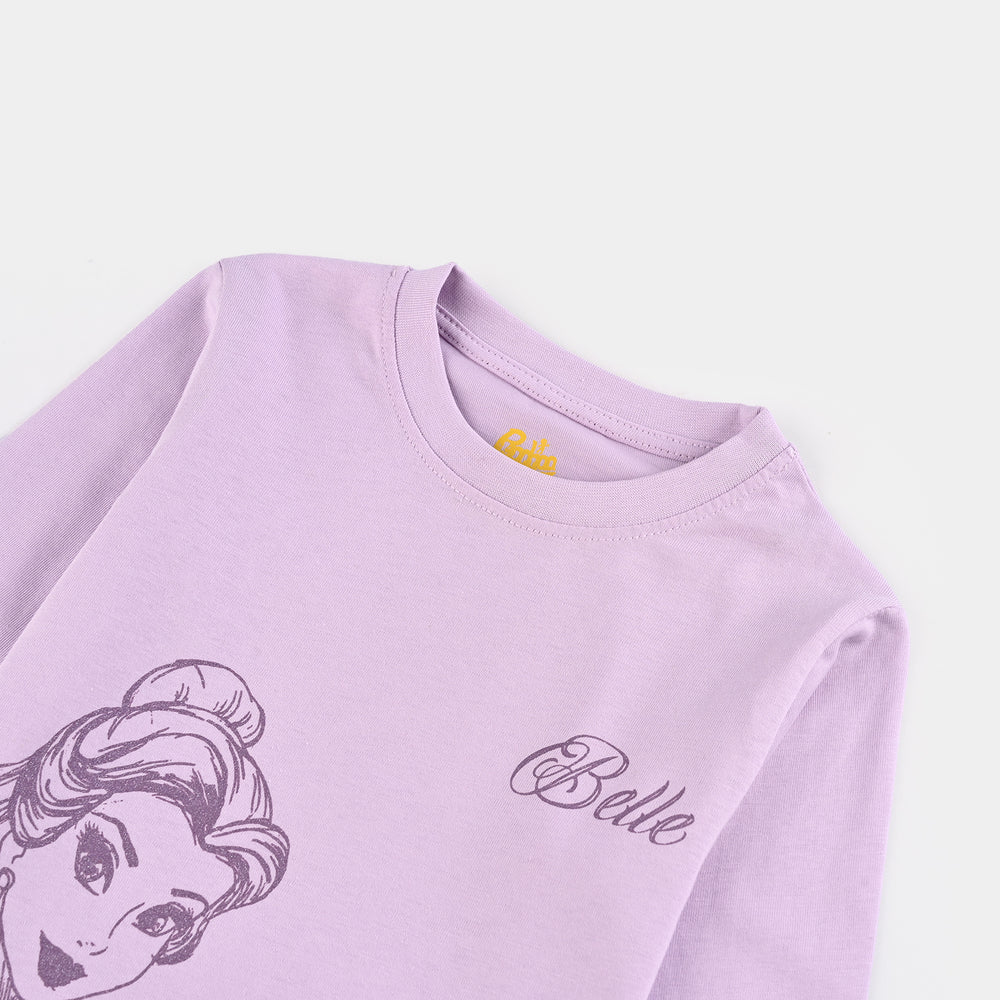 Girls Jersey/Terry T-Shirt F/S Character