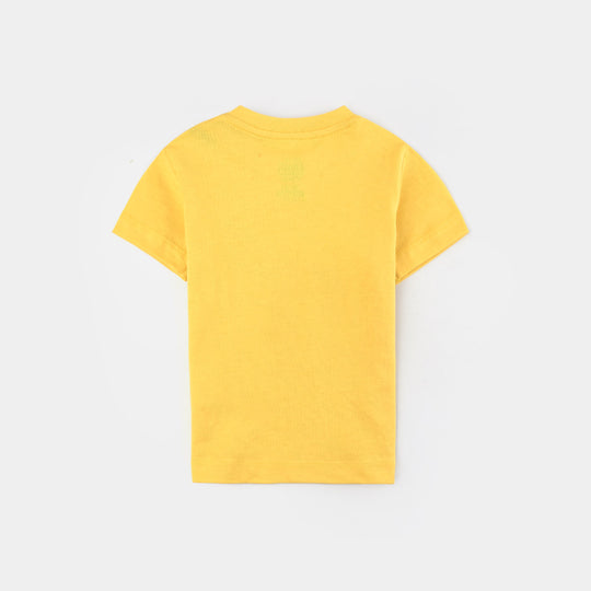 Infant Boys Jersey/Terry T-Shirt FOCUS IS THE KEY