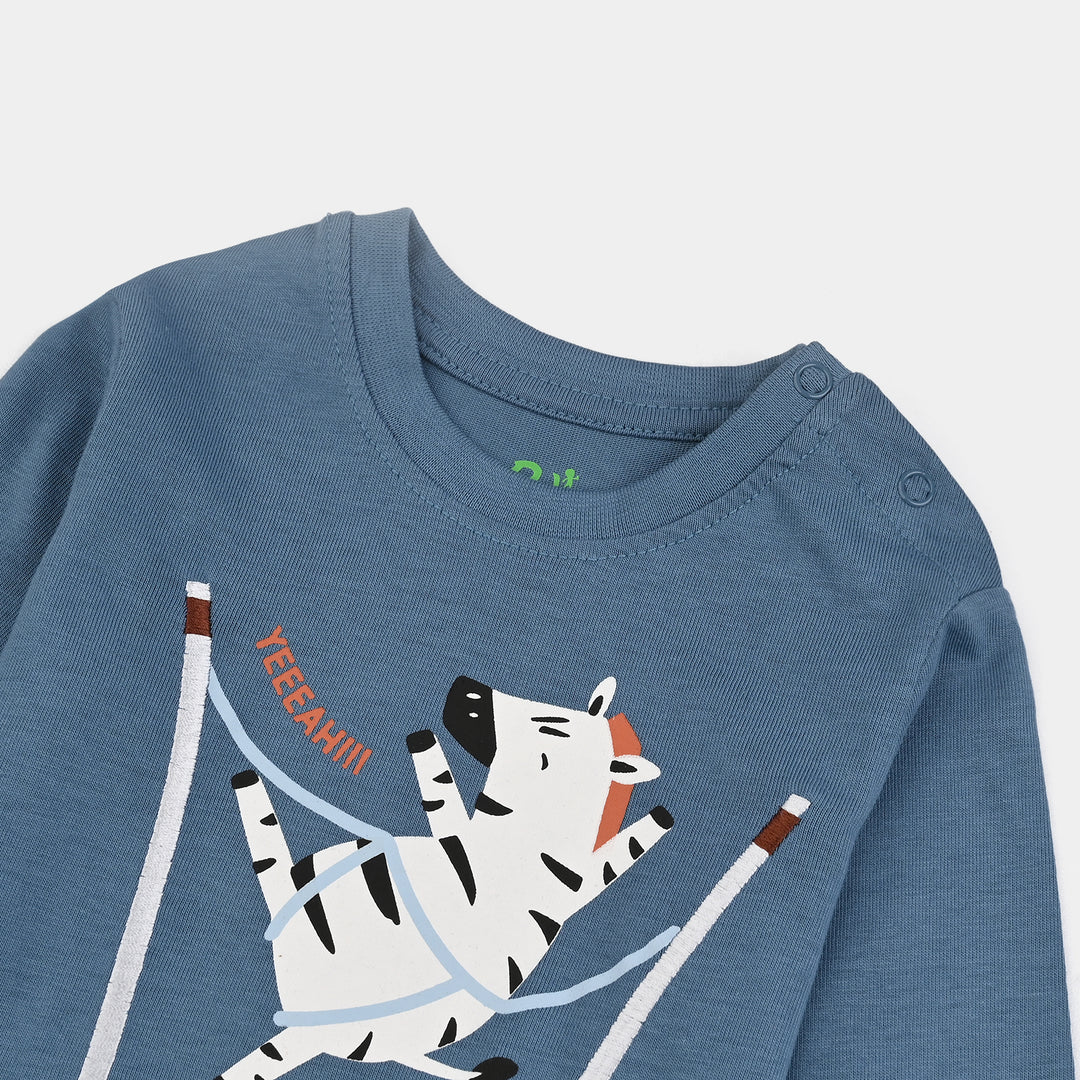 Infant Boys Jersey/Terry T-Shirt F/S ZEBRA-Stellar