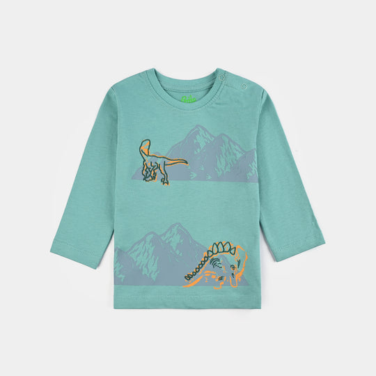Infant Boys Jersey/Terry T-Shirt F/S DINO