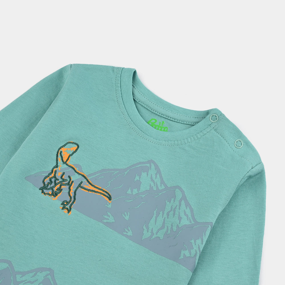 Infant Boys Jersey/Terry T-Shirt F/S DINO